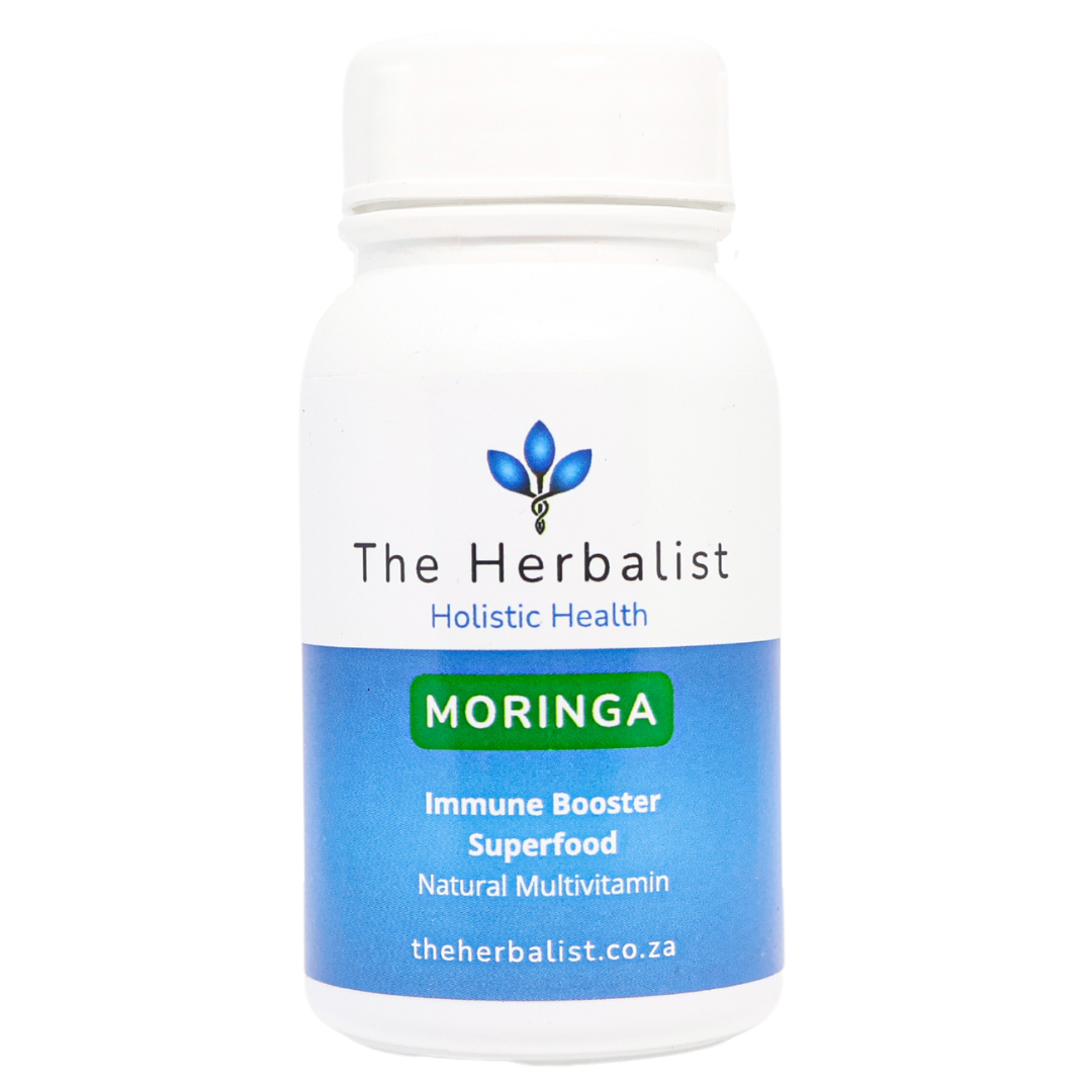 The Herbalist Moringa Capsules – immune-boosting superfood and natural multivitamin for energy and wellness in South Africa