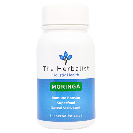 The Herbalist Moringa Capsules – immune-boosting superfood and natural multivitamin for energy and wellness in South Africa