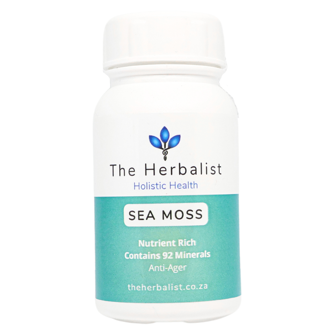 The Herbalist Sea Moss Capsules – nutrient-dense superfood with 92 minerals for immunity, skin, and anti-aging in South Africa
