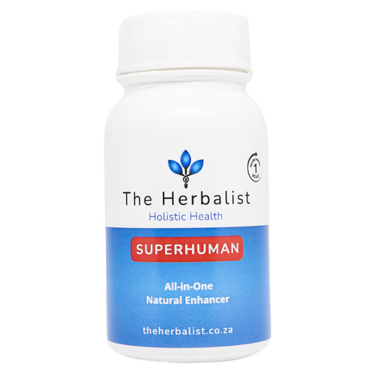 The Herbalist Superhuman Capsules – all-in-one natural enhancer for energy, focus, stress relief, and mood support in South Africa