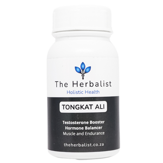 The Herbalist Tongkat Ali Capsules – natural testosterone booster and muscle support supplement, 60/120 capsules South Africa